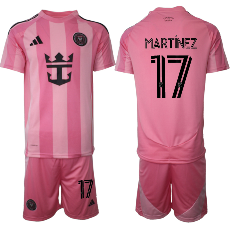 Men 2025-2026 Club Inter Milan CF home Pink #17 Soccer Jersey->customized soccer jersey->Custom Jersey